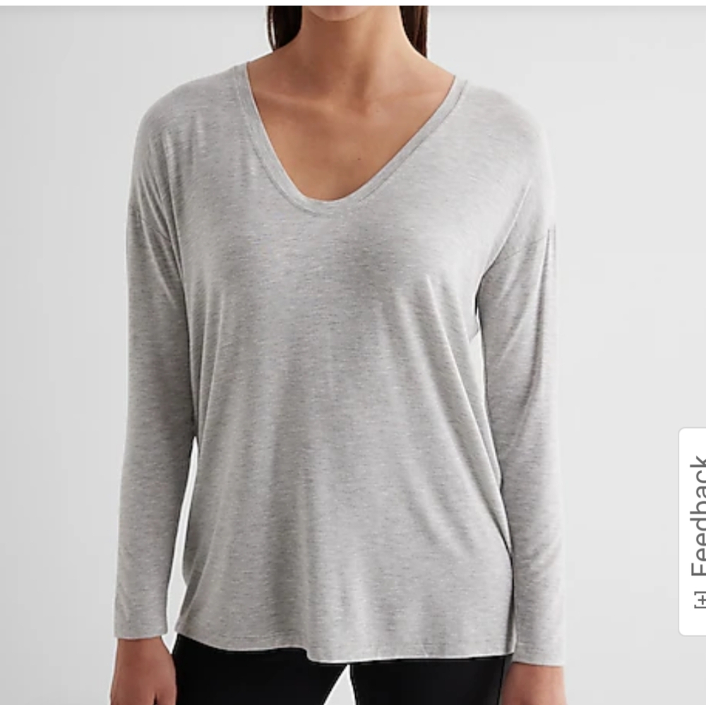 New Express Super Soft London V Neck Tee Size Small*